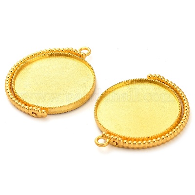 Цинк сеттингами подвески сплава кабошон FIND-NH0001-13C-G-1