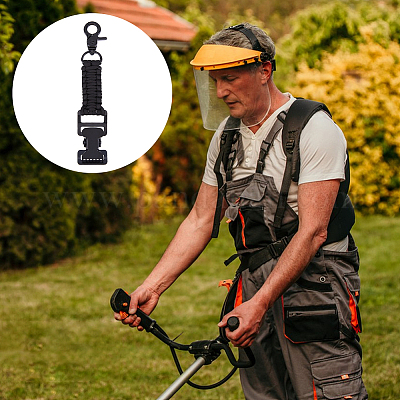 2 шт. зажим из полиэфирного волокна и железной оплетки&nbsp;AJEW-FH0005-39B-1