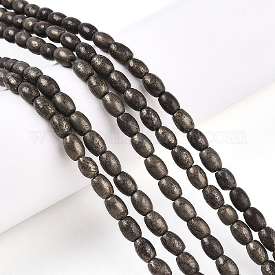 Природного пирита бисер нитей G-N346-02A-01-1