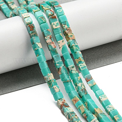 Синтетические имперские нитки из бисера яшмы G-C129-A13-01-1