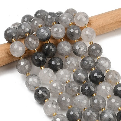 Естественный облачно кварц бисер пряди G-C249-A03-16mm-1