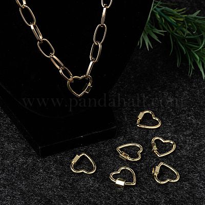 Латунные брелоки с карабином X-KK-T047-04G-1