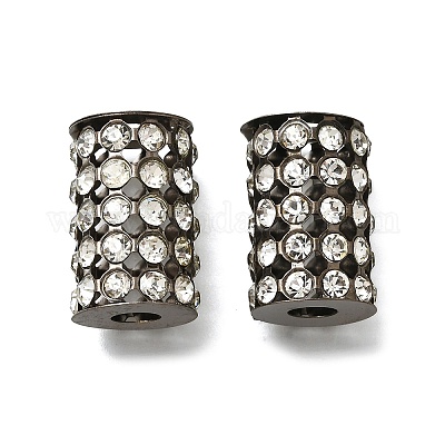 Латунные бусины со стразами  KK-D295-01B-1