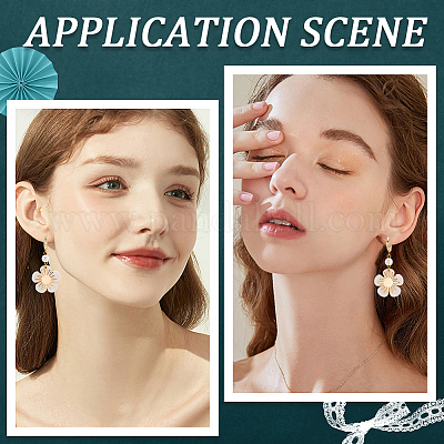 12 шт. 3 стиля фурнитуры для сережек-колец из нержавеющей стали 201 STAS-BBC0004-91G-1