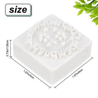  CRASPIRE Soap Stamp Handmade Soap Stamp Tree White