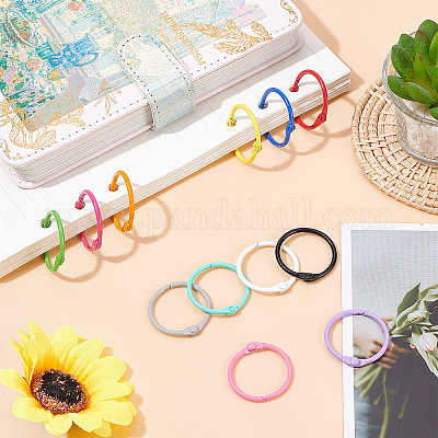 6pcs loose binder rings Binders Book Rings Binder Circles Alloy