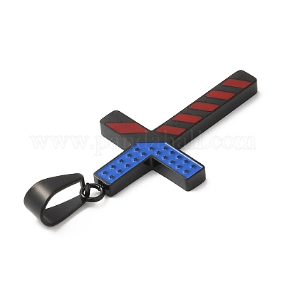 День независимости 304 эмалевые подвески из нержавеющей стали STAS-E195-02EB-1