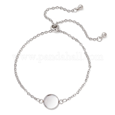 Изготовление браслета-слайдера из нержавеющей стали 304 BJEW-JB12959-01-1