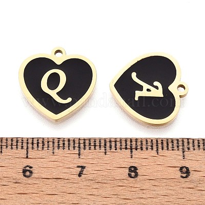 Подвески из нержавеющей стали 304 с эмалью STAS-T064-70G-1