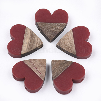 Многожильные звенья из смолы и орехового дерева RESI-S367-12B-06-1