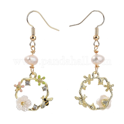 Болтающийся серьги EJEW-JE04286-1