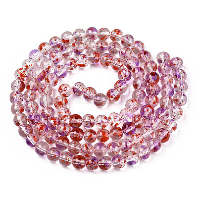 Стеклянные бусины&nbsp;DGLA-R053-02H-1