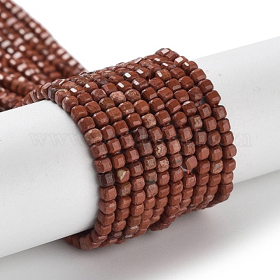 Натуральные красные яшмы бусы пряди G-J400-A02-01-1