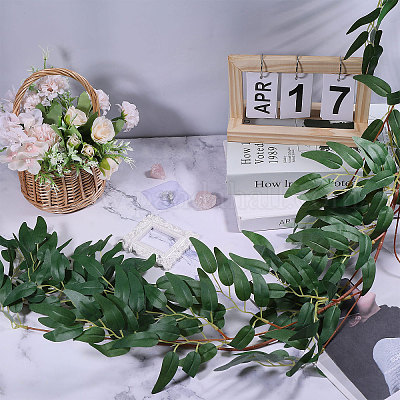 Пластиковый искусственный эвкалиптовый ротанг DIY-WH0671-123-1