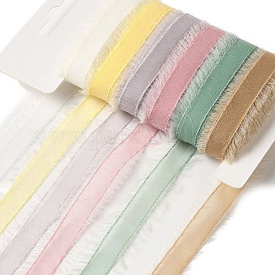 Наборы лент из полиэстера и нейлона с необработанными краями DIY-Z029-01C-1