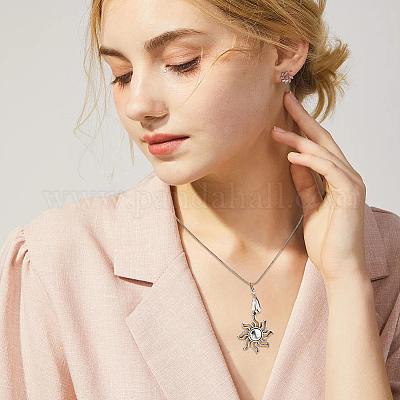 5pcs Tono Platino Ottone Foglia Rompighiaccio Pizzico Ciondoli - Foto 7