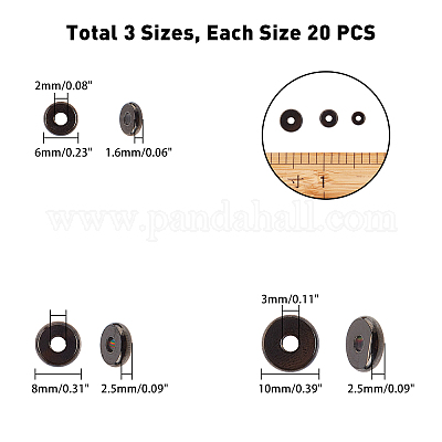 Вакуумное покрытие pvd нержавеющая сталь 304 разделительные бусины&nbsp;STAS-UN0007-81B-1