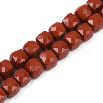 Натуральные красные яшмы бусы пряди G-H078-C34-6mm-1