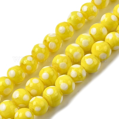 Бусины лэмпворк  LAMP-D002-8mm-01-1