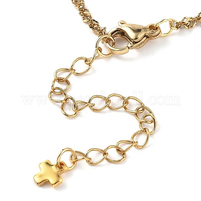 Изготовление браслета-цепочки из сингапурской нержавеющей стали 304 AJEW-JB01332-01-1