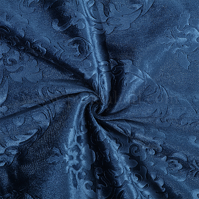 Полиэфирная ткань с цветочным узором DIY-WH0888-221-1