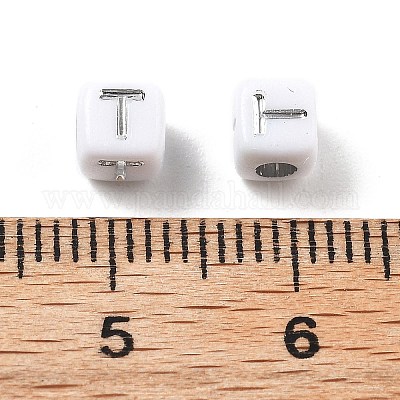 Непрозрачные акриловые бусины OACR-D282-06T-1