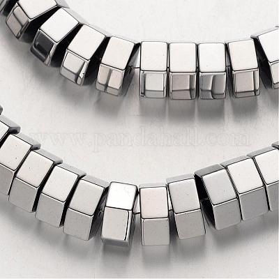 Гальванизировать немагнитных синтетический гематит нитей бисера G-F300-15-01-1