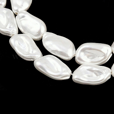 Гальванические стеклянные бусины GLAA-H039-04A-1