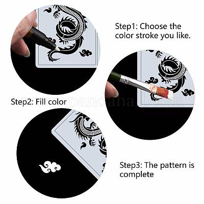 Трафареты для рисования домашних животных DIY-WH20030-001-1