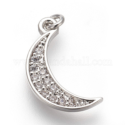 Латунные микро проложить кубического циркония подвески ZIRC-E152-27P-RS-1