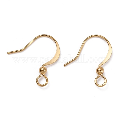 50pcs (25pairs) 19mm, NICKEL FREE Brass Earring Hooks Ear, 44% OFF