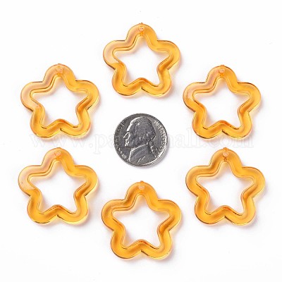 Прозрачные акриловые бусины&nbsp;MACR-S373-24-B05-1