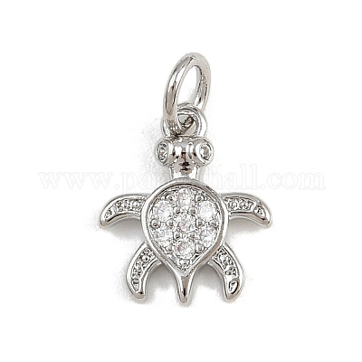 Латунные микро проложить кубического циркония подвески KK-A269-04E-P-1