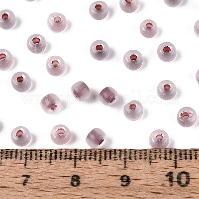 6/0 прозрачный внутри цветной стеклянный бисер SEED-N008-08C-1