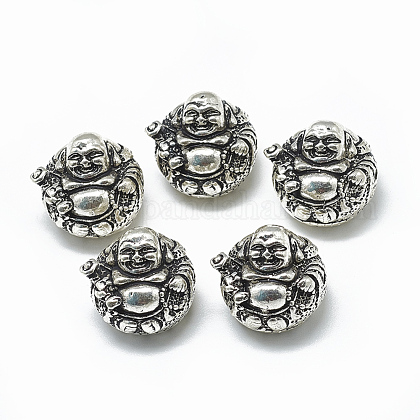 Thai 925 Sterling Silver Beads STER-T002-40AS-1