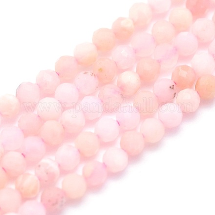 Rosa naturale perline opale fili G-O166-20-2mm-1