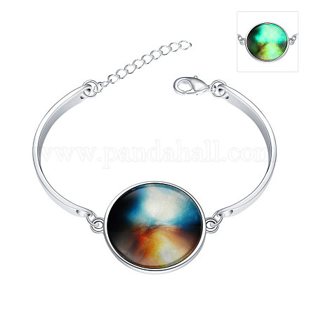 Nouvelle mode des bracelets lumineux du ciel étoilé BJEW-BB14736-1