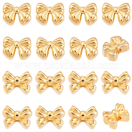 20шт 2 стиля латунные бусины&nbsp;KK-BBC0023-17-1