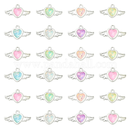 14 шт. 7 цвета подвески из сплава со стразами FIND-FS0003-19-1