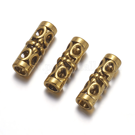 Perles tubulaires de style tibétain  X-GA902-1