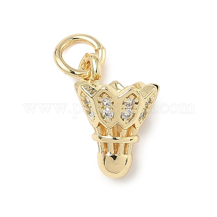 Латунные микро проложить кубического циркония подвески ZIRC-I356-37G-1