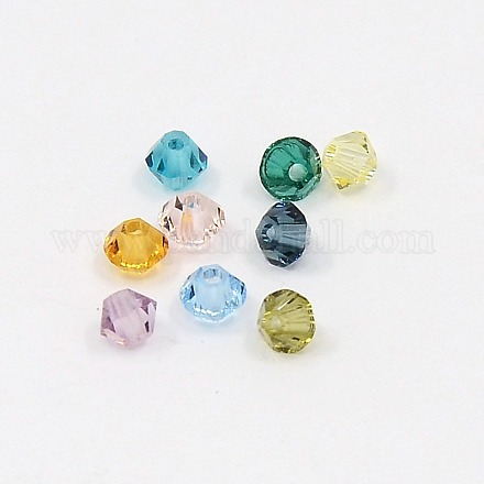 Granos de cristal austriaco sueltos perlas para hacer joyas fornituras X-5301-3MM-M-1