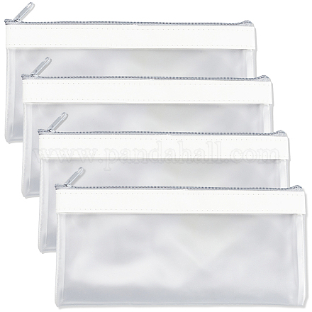 Прямоугольные пакеты из ПВХ и искусственной кожи с застежкой-молнией ABAG-WH20001-20D-1