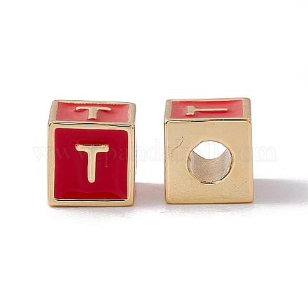 Стойки покрытие латунь эмаль бисер KK-B060-04G-03T-1