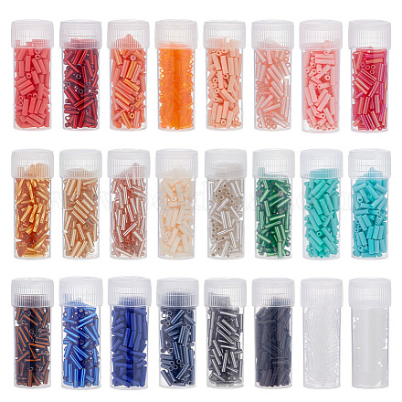 2159 шт. 24 вида стеклянных бусин SEED-ME0001-22-1