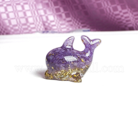 Украшение для дисплея дельфина из смолы PW-WG0A7E8-05-1