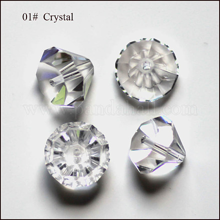 Abalorios de cristal austriaco de imitación SWAR-F075-6mm-01-1