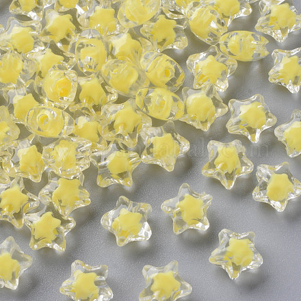 Perles en acrylique transparente TACR-S152-01A-SS2105-1