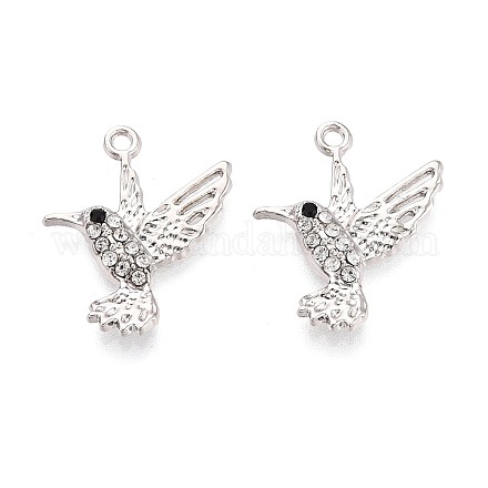 Подвески из сплава и хрусталя со стразами&nbsp;PALLOY-T095-09P-1