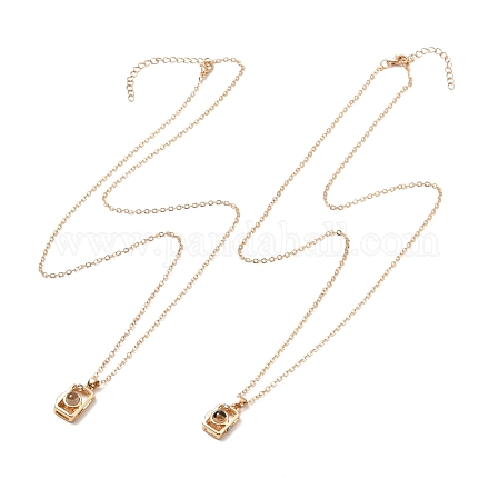 Halsketten-Sets aus Legierung mit Rack-Beschichtung NJEW-B081-02-1